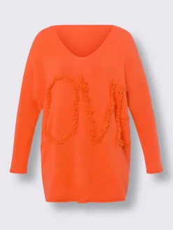 Pull ample inscription tendance
