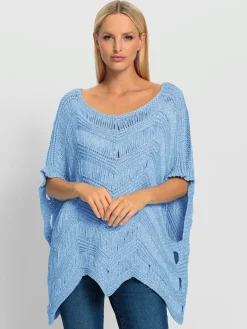 Pull ample superbe motif tricoté