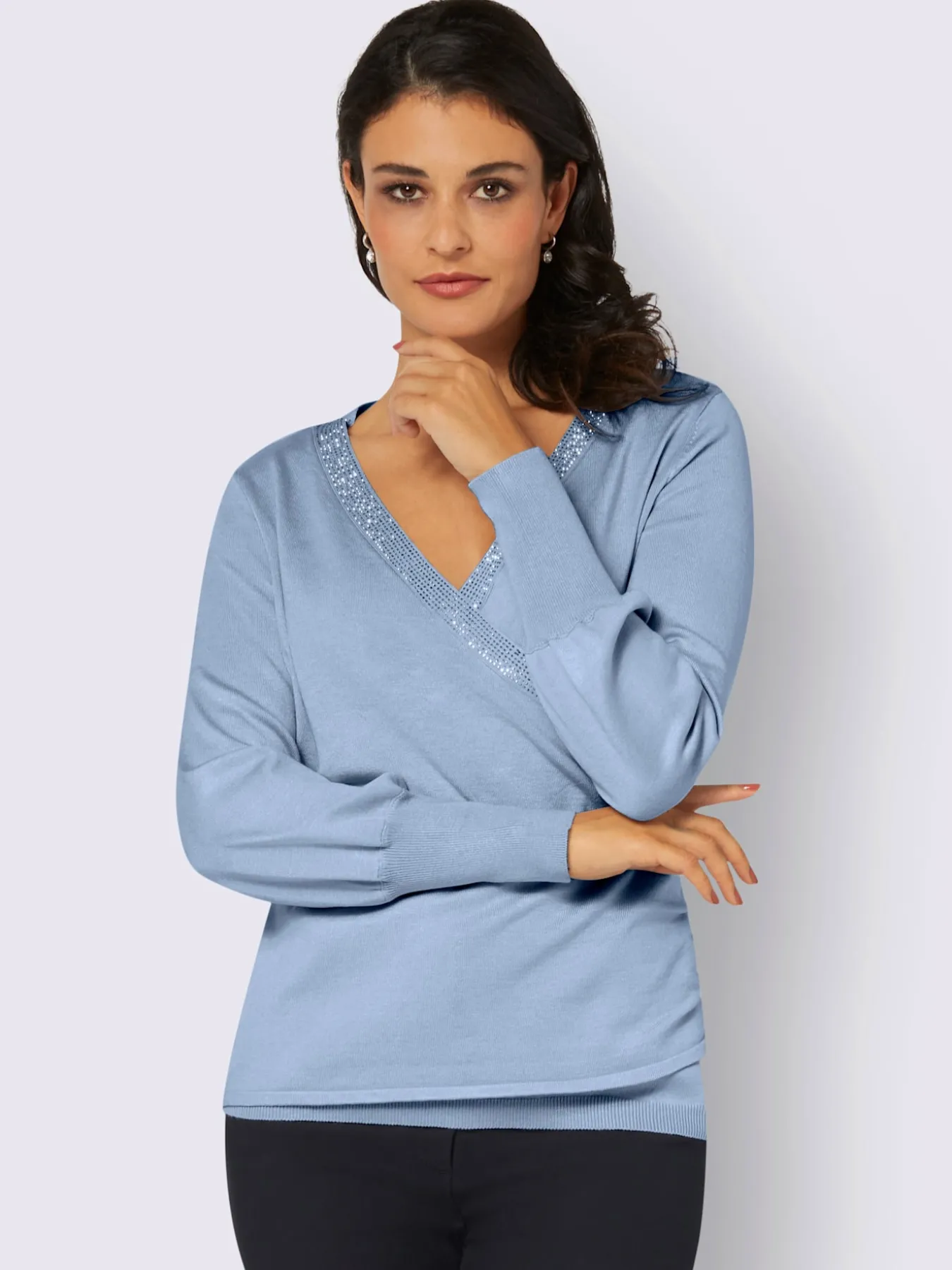 Pull cache-cœur conception soignée