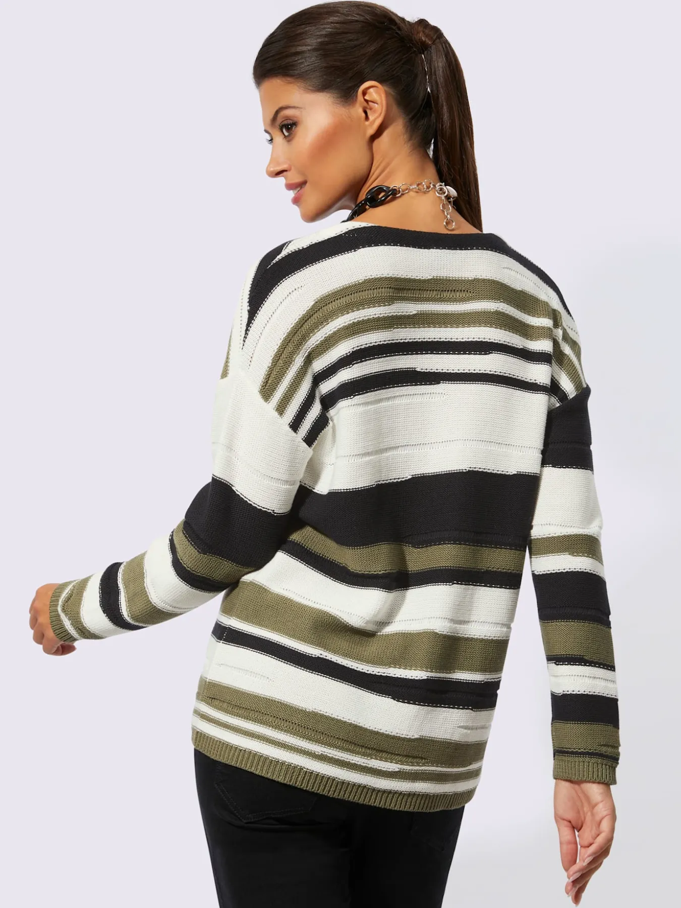 Pull cache-cœur mélange de cotons agréable