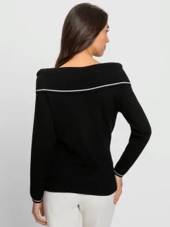 Pull carmen encolure carmen féminine
