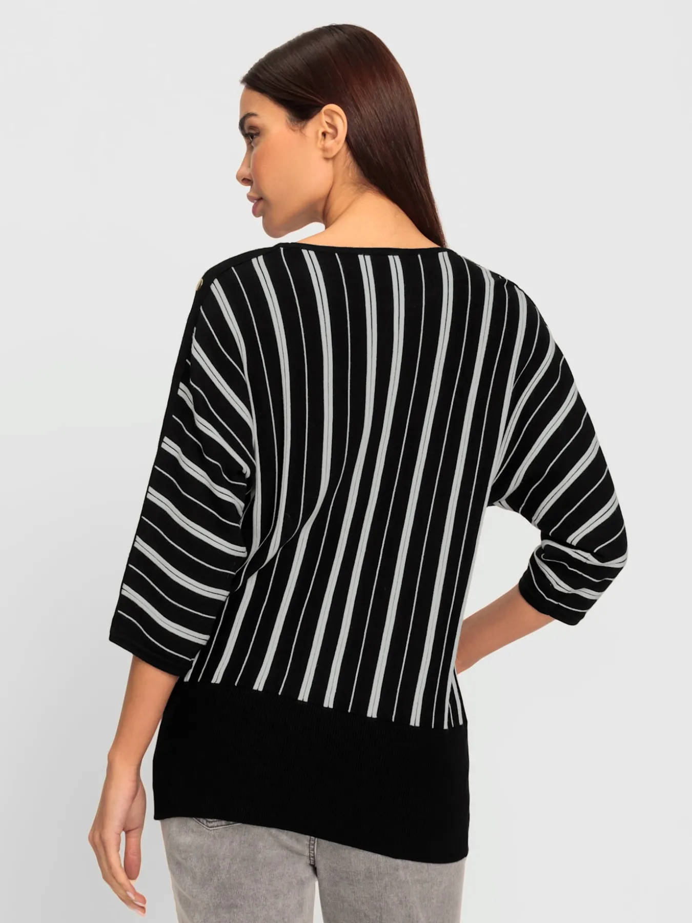 Pull chauve-souris motif à rayures exclusif