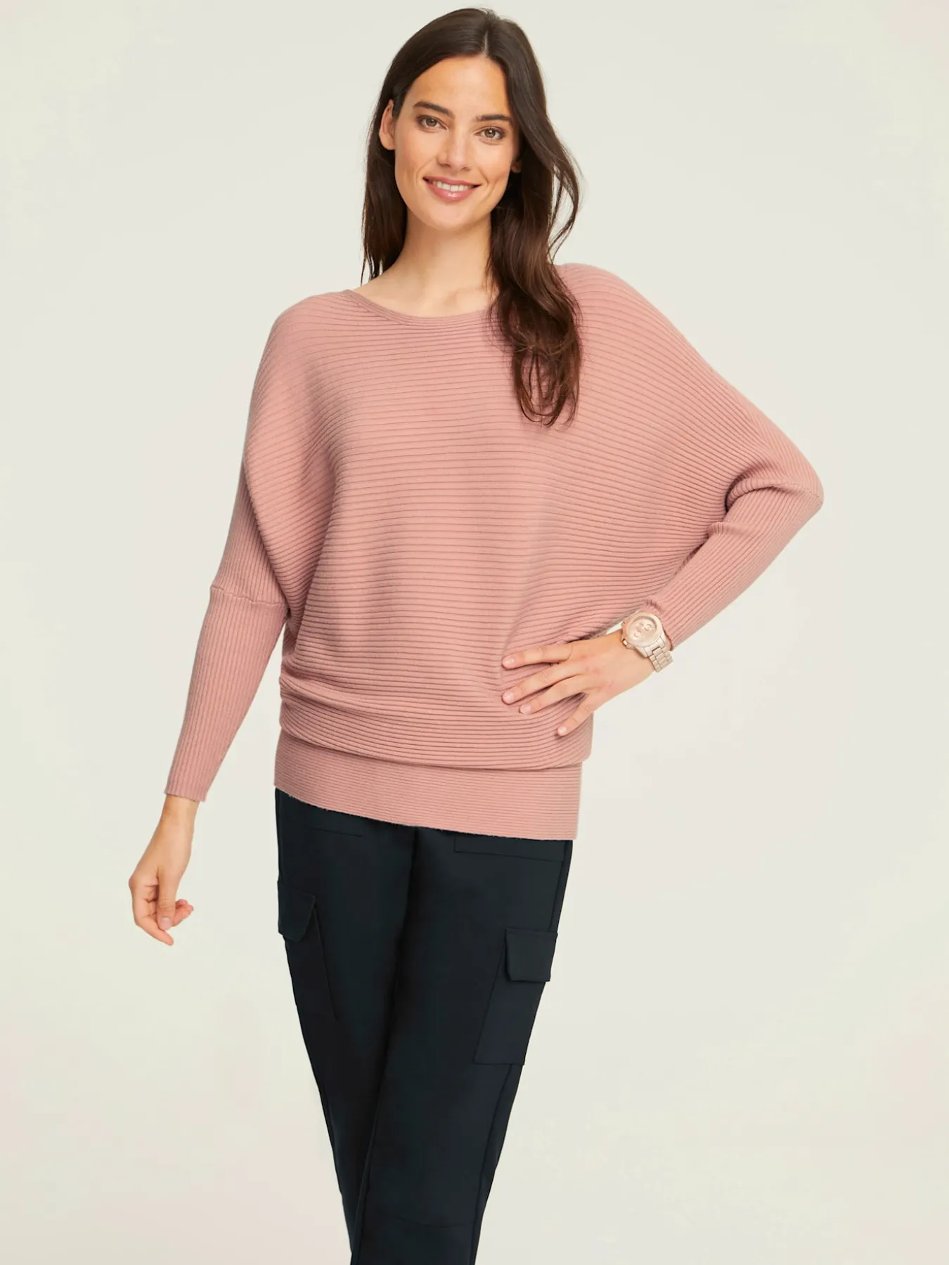 Pull chauve-souris pull ample tendance