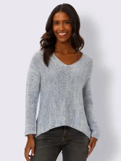 Pull chauve-souris tricot doux