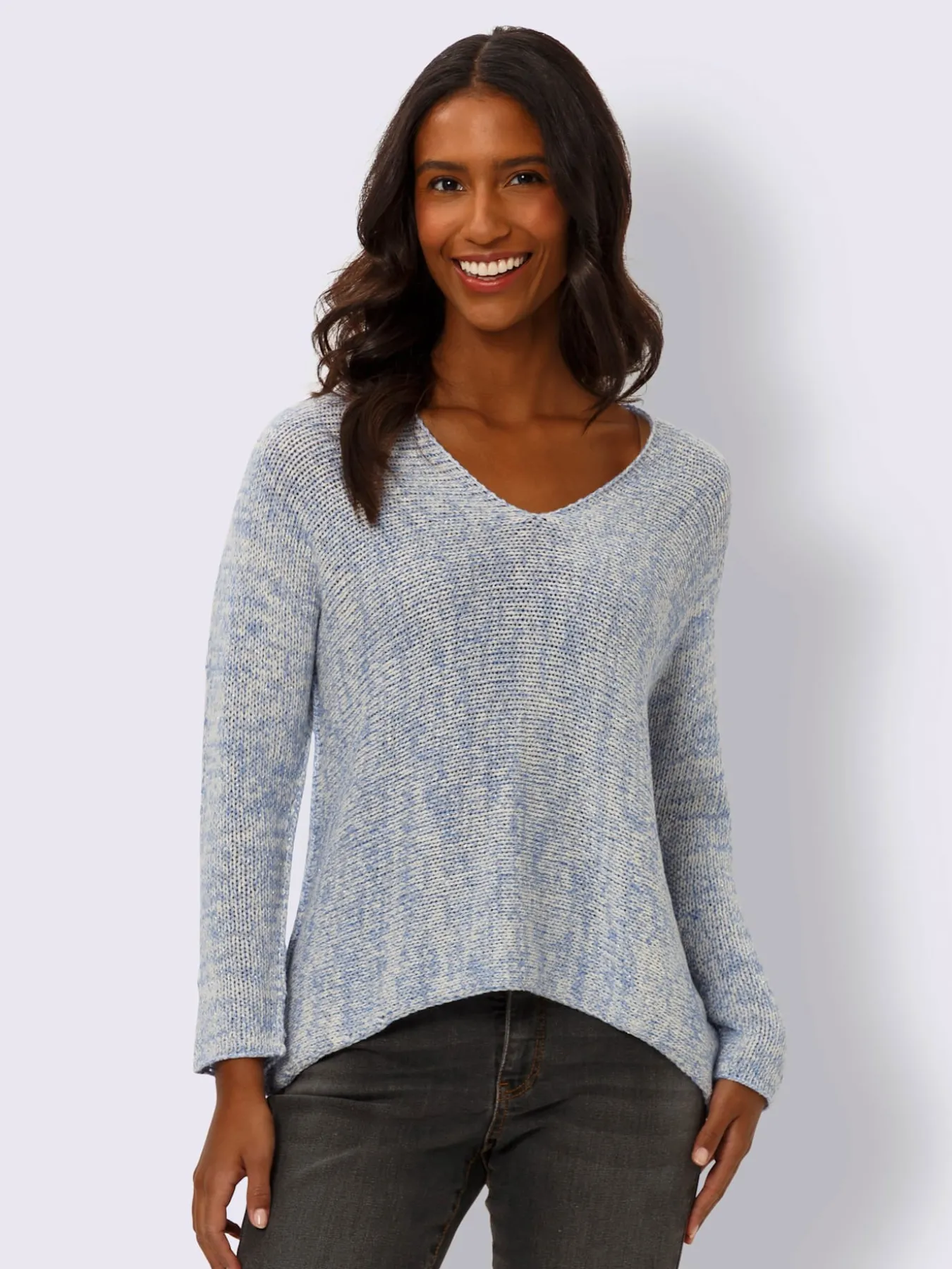 Pull chauve-souris tricot doux