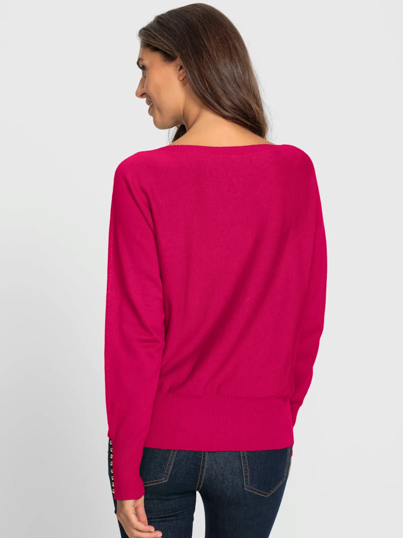 Pull chauve-souris tricoté en parallèle