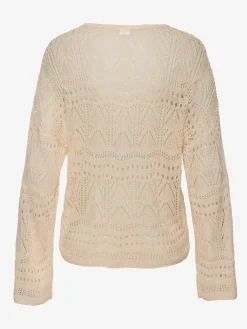 Pull de plage encolure en v dégagée