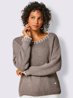 Pull en coton mélange coton-lin estival