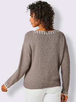 Pull en coton mélange coton-lin estival