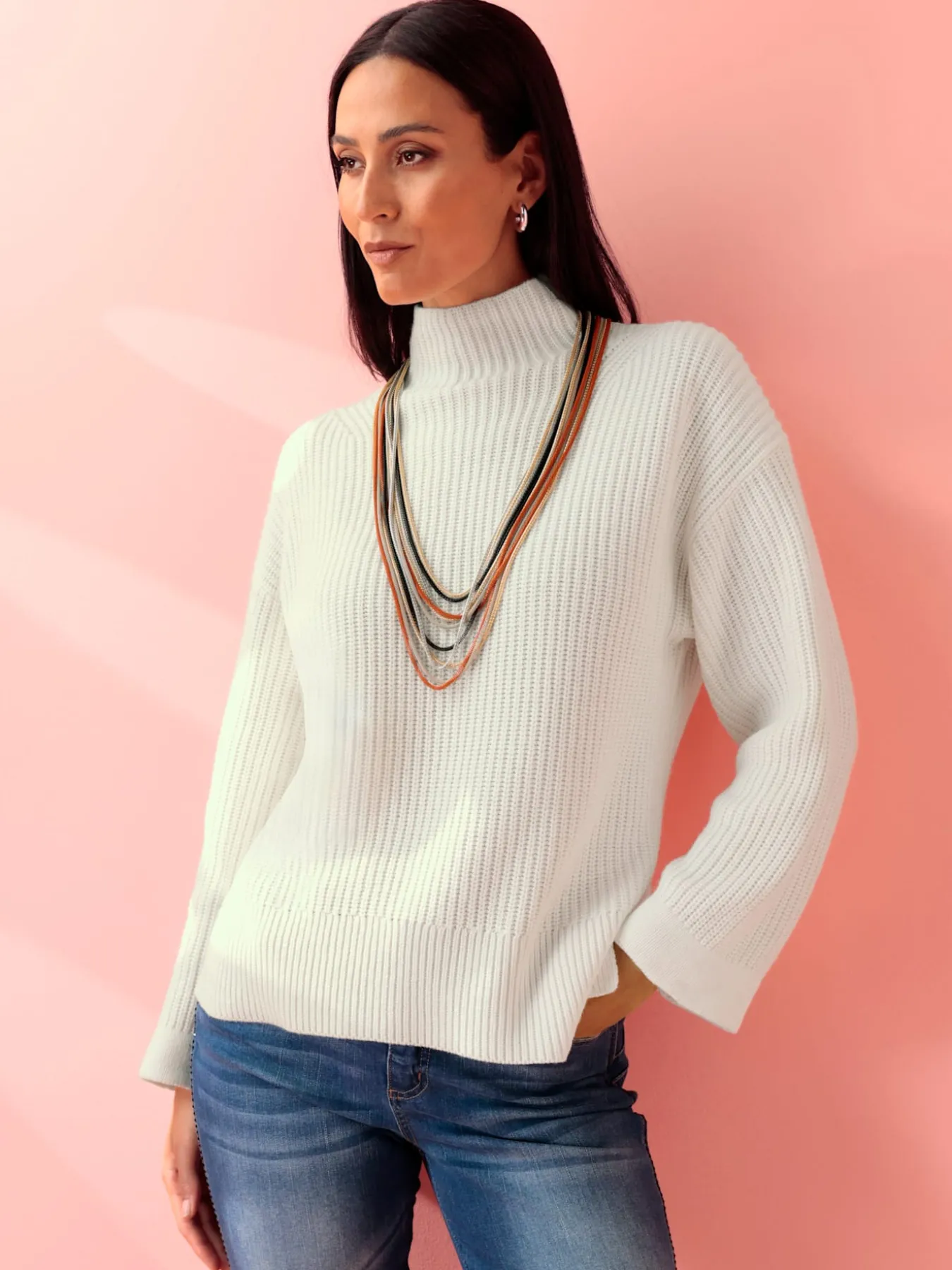 Pull en tricot 5% cachemire