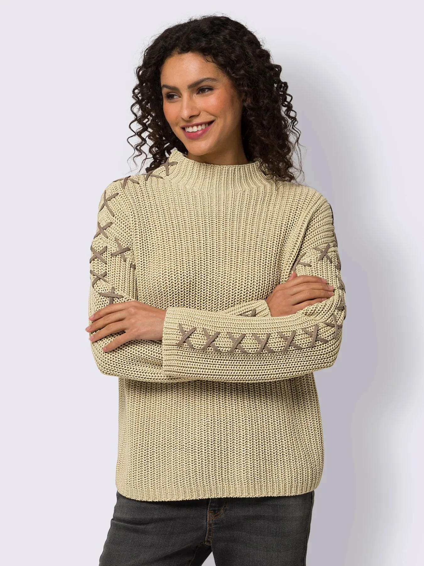 Pull en tricot 50% coton