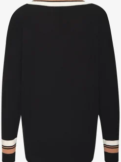 Pull en tricot à encolure en v