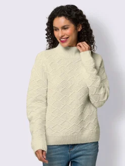 Pull en tricot 6% laine
