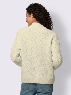 Pull en tricot 6% laine