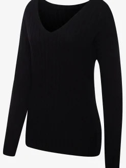 Pull en tricot ample avec encolure en v