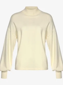 Pull en tricot avec petit col montant