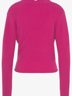 Pull en tricot bord ondulé tendance