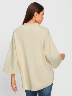 Pull en tricot boutons fantaisie