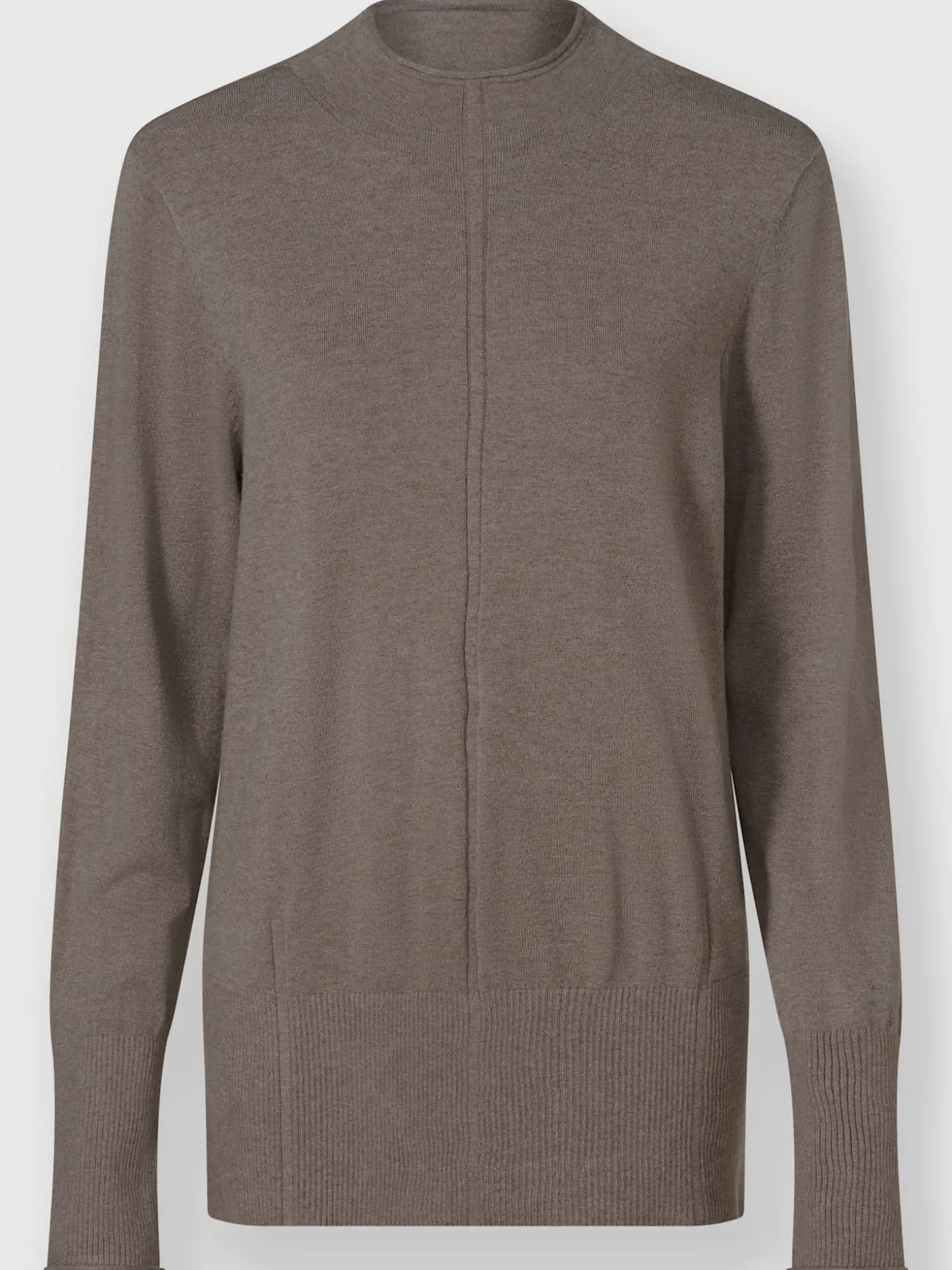 Pull en tricot col montant tendance