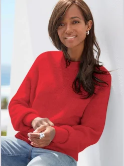 Pull en tricot encolure ronde