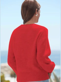 Pull en tricot encolure ronde
