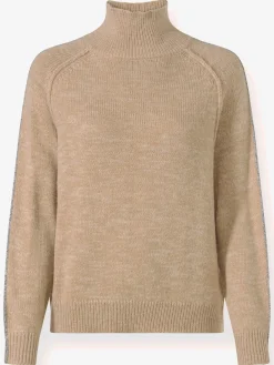 Pull en tricot fils métallisés tissés