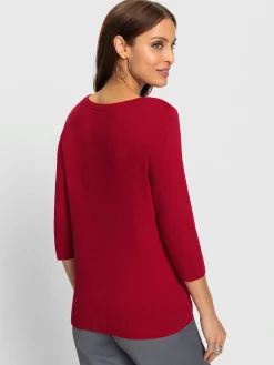 Pull en tricot fin 55% coton
