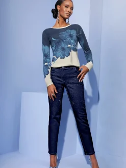 Pull en tricot fin 30% laine