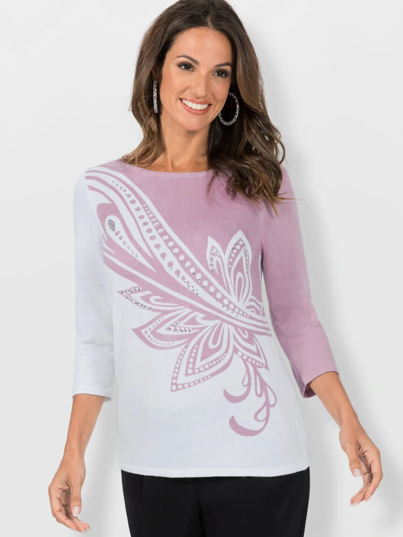 Pull en tricot fin 60% viscose