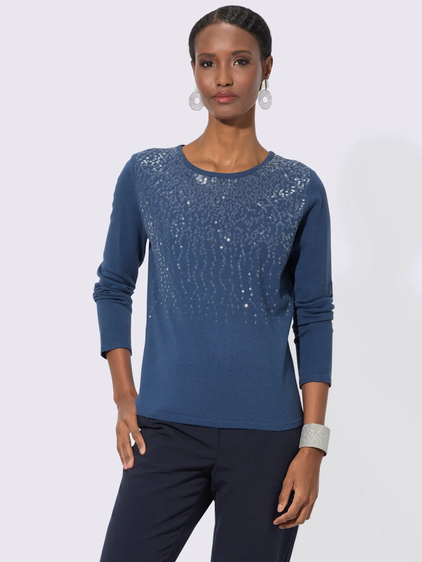 Pull en tricot fin 50% viscose