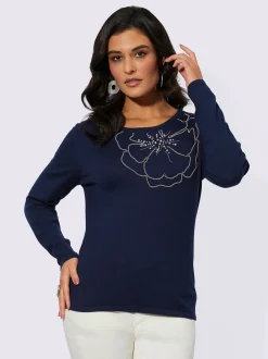 Pull en tricot fin avec viscose (ecovero)