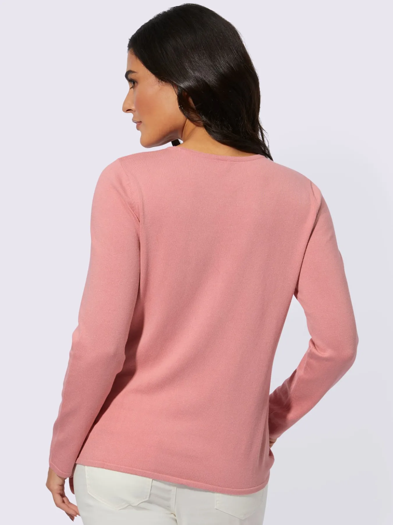 Pull en tricot fin avec viscose (ecovero)