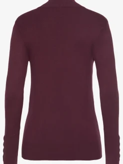 Pull en tricot fin, encolure haute