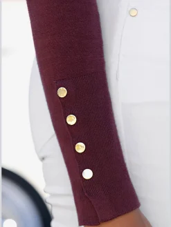 Pull en tricot fin, encolure haute