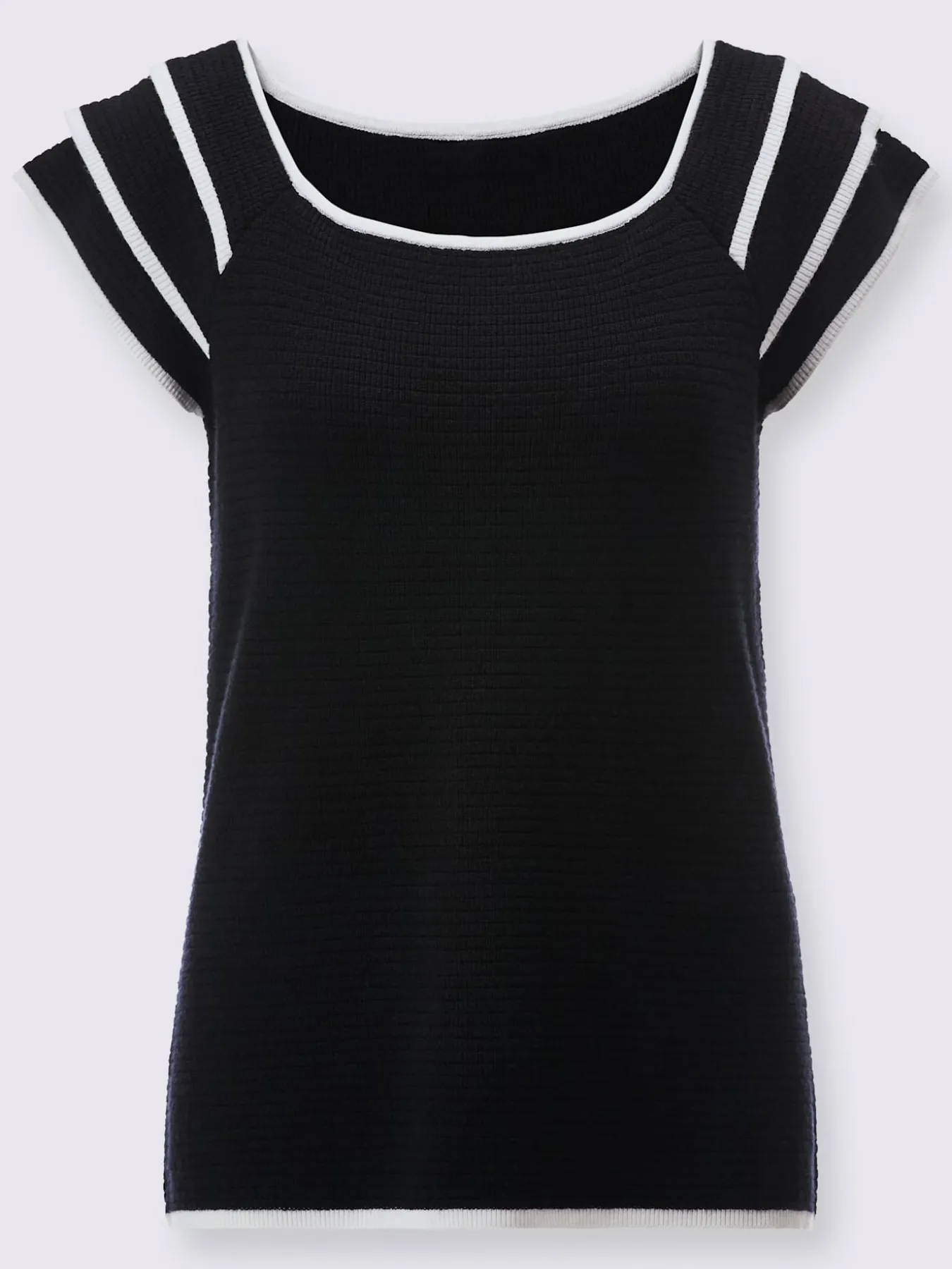 Pull en tricot fin mélange de viscose doux