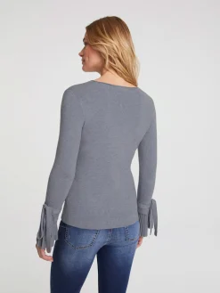Pull en tricot fin tricot fin doux et agréable
