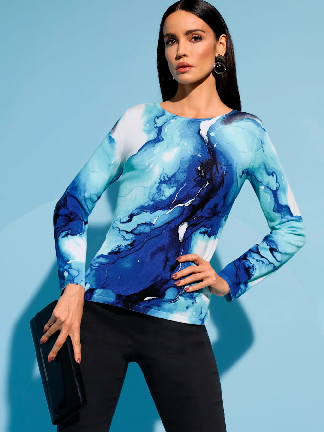 Pull en tricot fin viscose