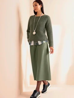 Pull en tricot grosses mailles tendance