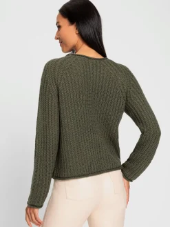 Pull en tricot grosses mailles tendance
