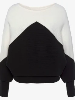 Pull en tricot large encolure