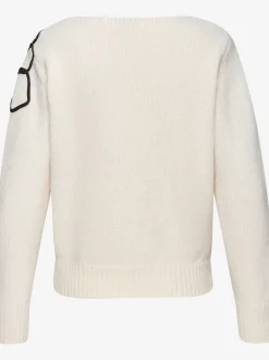Pull en tricot large encolure ronde