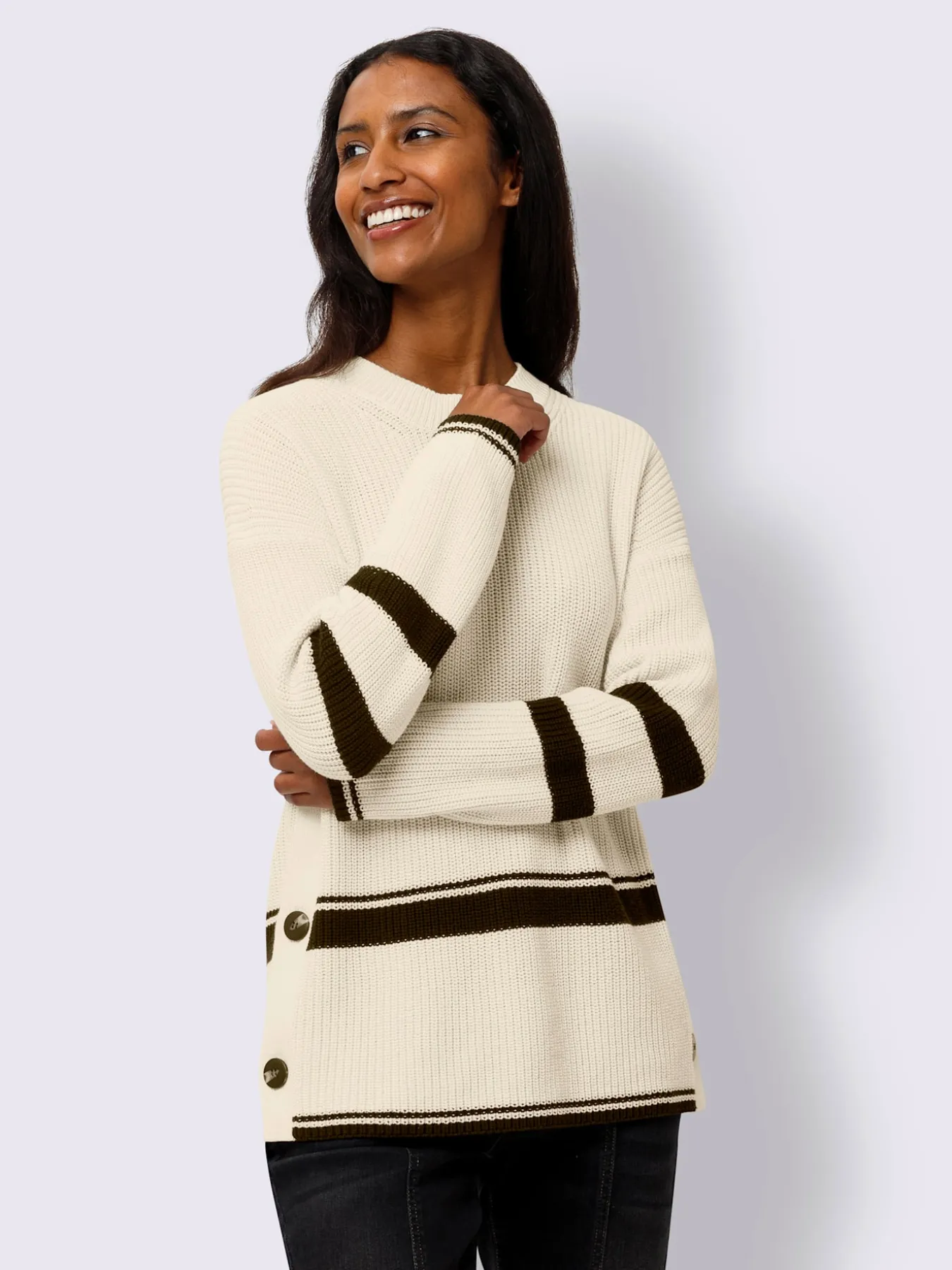 Pull en tricot pur coton