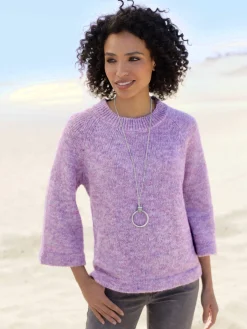 Pull en tricot superbe fil multicolore