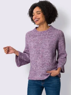 Pull en tricot superbe fil multicolore