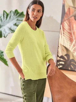 Pull encolure ronde 50% coton