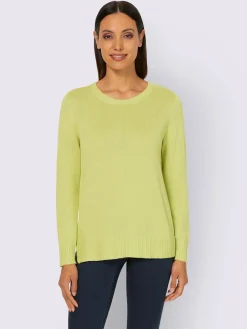 Pull encolure ronde 50% coton