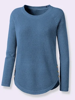Pull encolure ronde 50% coton