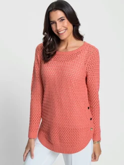 Pull encolure ronde 50% coton
