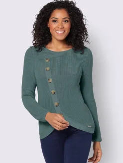Pull encolure ronde 50% coton