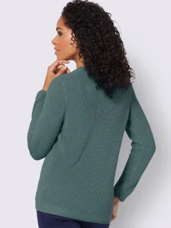 Pull encolure ronde 50% coton